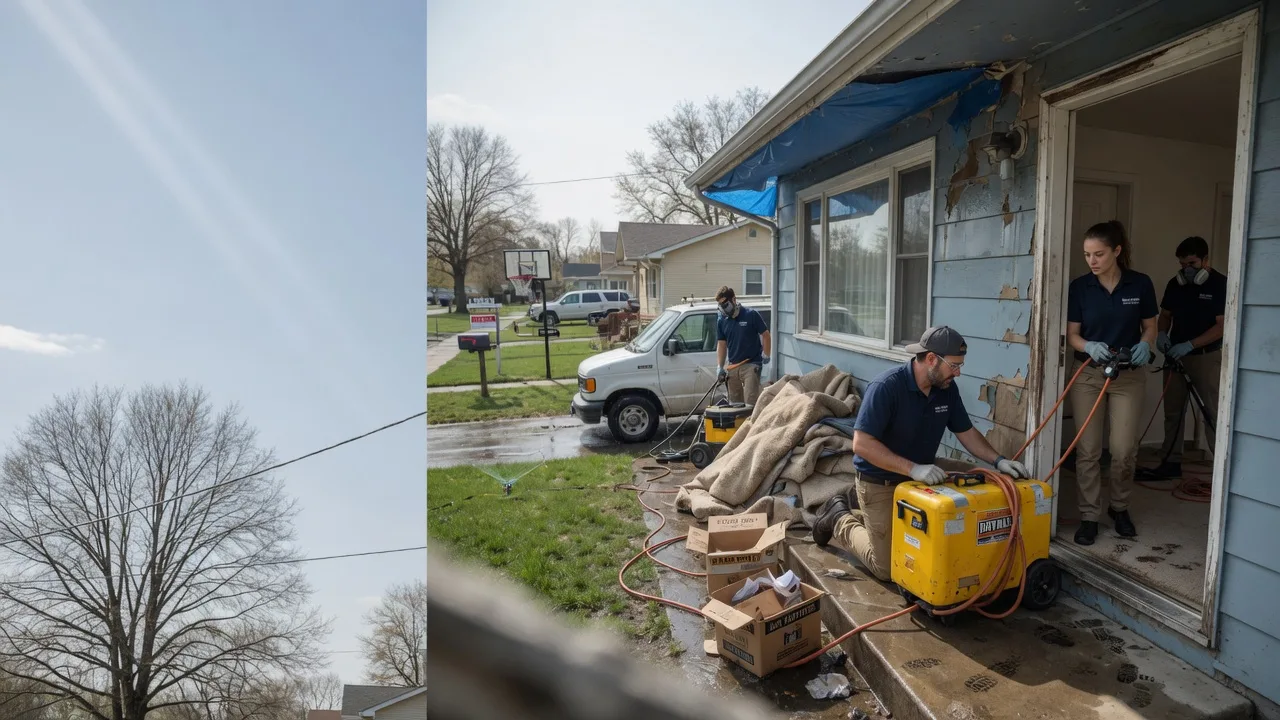 Basement Flood Cleanup in Gorin, MO near me